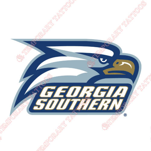 Georgia Southern Eagles Customize Temporary Tattoos Stickers NO.4478